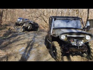 Котлета на 39 колесах Nissan Patrol на 42 Toyota Land Cruiser 3uz мотор и 39 трактора, жесть маршрут