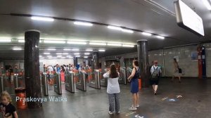 От Киевской (Филевской) до Киевского вокзала / Moscow Metro