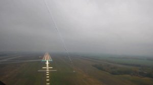 Ан-225 МРИЯ. Красивая посадка самого большого самолета в мире в аэропорту Лейпциг. Видео из кабины