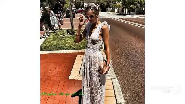 Белое кружевное платье - Женская одежда на Aliexpress смотреть онлайн