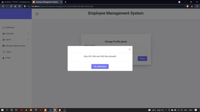 Employee Management System in PHP MySQL With Source Code | Free Download | PHP Project + Source Cod