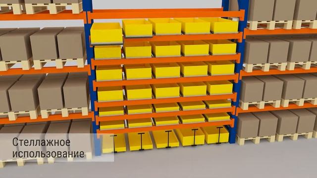 Складские модули. Стеллажное и напольное использование смотреть онлайн