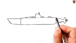 How to draw a Battle Submarine | Drawing tutorial