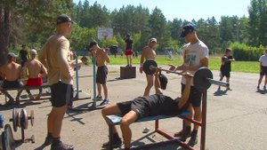 Будни самбистов в детском оздоровительном лагере «Лесная сказка» (06.08.24г., Бийское телевидение)