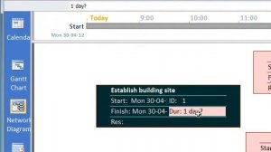 Sigma calculation to MS project using Network View