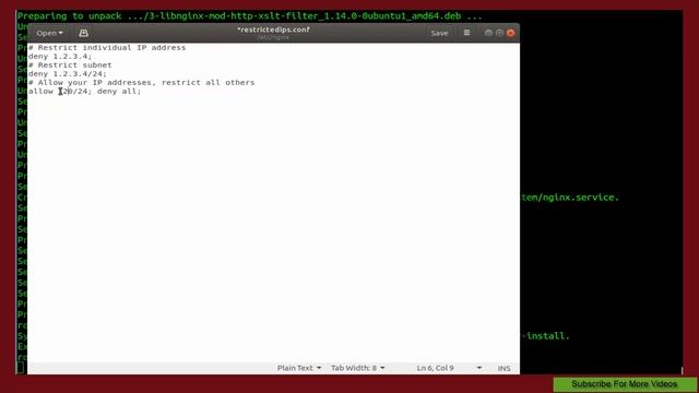 How To Nginx Block & Deny IP Address Or Network Subnets On Ubuntu 18.04 смотреть онлайн