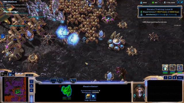 StarCraft II 2023 10 19 08 Enslavers Redux protoss05a The Gauntlet ENDGAME WITH CHEATING SOMETIME смотреть онлайн