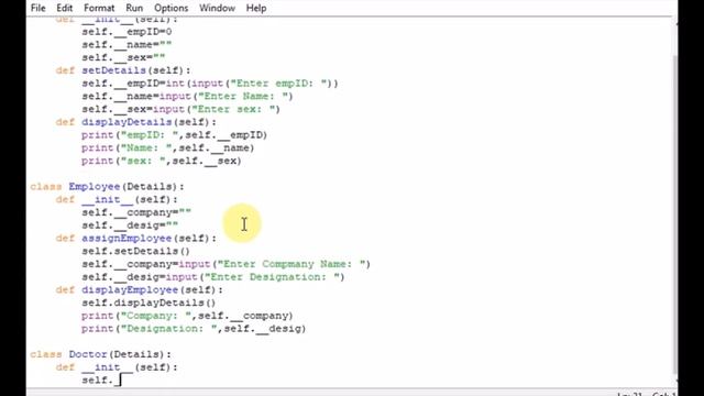 Employee management system program in python