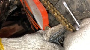 Kayo T2 mx 250 Замена приводной цепи