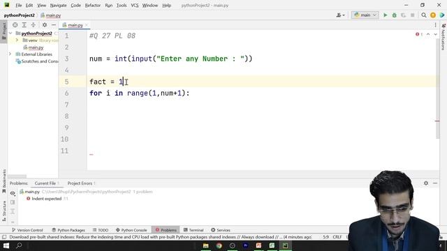 Find Factorial of a given number | Python Coding Round #83