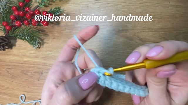 Боснийское вязание, поперечный узор крючком, плотный узор крючком #вязаниекрючком
