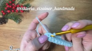 Боснийское вязание, поперечный узор крючком, плотный узор крючком #вязаниекрючком