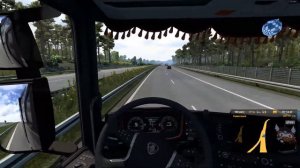 Шашки на скорости 250+ км/ч на Scania 3000+ л.с. в Euro Truck Simulator 2