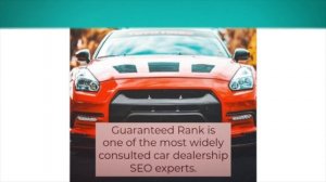 Guaranteed Rank : Car Dealership Seo Experts