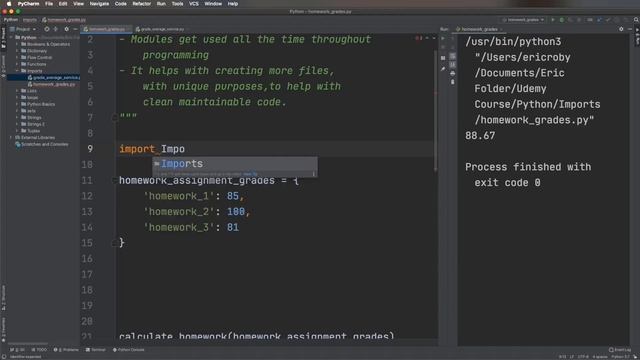 Python Tutorial: How to use Python Imports with Examples смотреть онлайн