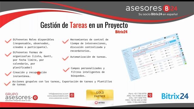 Bitrix24: Gestión de Proyectos en escenarios no presenciales смотреть онлайн