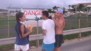 Карибы. Остров Сен-Мартен. Споттинг. Аэропорт Принцессы Юлианы.