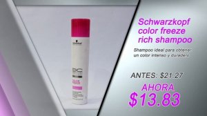 schwarzkopf color freeze rich shampoo