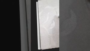 Вмятина на ПВХ панели, как устранить за 2 секунды!
