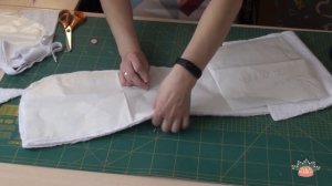 Махровый халат для девочки  Часть 1  Раскрой