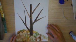 Поделка осеннее дерево. Поделки из бумаги осень. Осенние поделки из картона. КАРАНДАШИ И КРАСКИ
