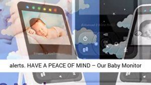 New Babysense Video Baby Monitor with Camera and Audio Long Range Room Temperature Overview