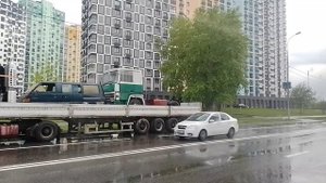 Вид из окна автобуса