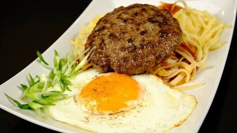 Сочный БИФШТЕКС из натурального мясного фарша.