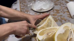 ПОМЕЛО ОБЗОР ВКУСНО ИЛИ НЕТ ПОНРАВИТСЯ ИЛИ НЕТ How to open and eat Pomelo