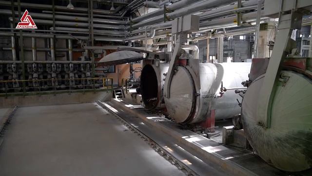 ПРОЦЕСС ПРОИЗВОДСТВА ГАЗОСИЛИКАТНЫХ БЛОКОВ "Забудова"