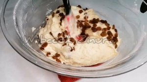 Быстрый кекс на кефире Десерт с изюмом к чаю без миксера за 5 минут