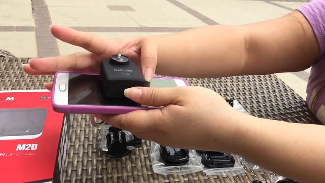 SJCAM M20 Unboxing and Waterproof Casing Test  Cattleya Arce