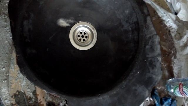 Раковина из бетона