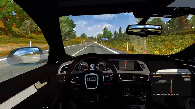 Euro Truck Simulator 2 Mod Spotlight - S1E27 - Audi S4 and Lighting смотреть онлайн