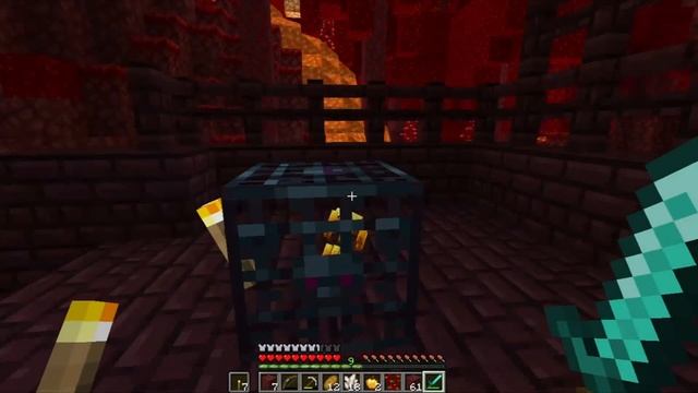 Майнкрафт выживание 1.16.3.#9 лутаем крепость и выбиваем палки ифрита смотреть онлайн