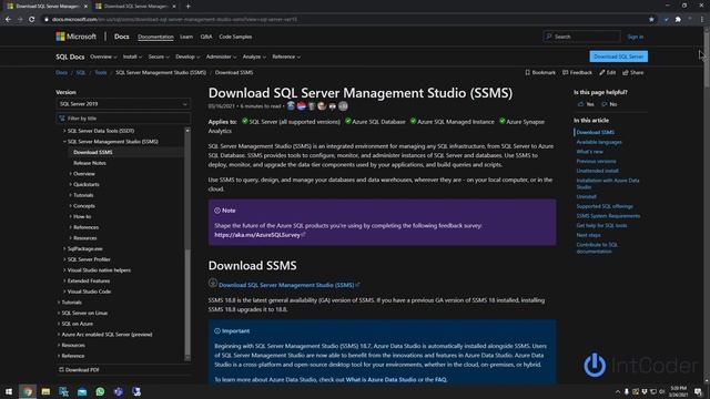Install SQL Server And Management Studio