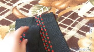 ВЫшиваю Кошелек  Вышивка на виниловой канве Вышиваем крестиком