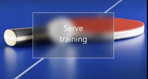 Tennis Service training table tennis Serve тренировка подачи теннис настольный