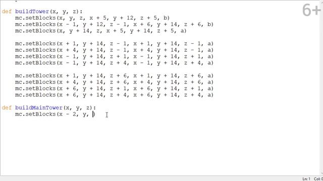 Как построить замок в Майнкрафт _ Строительство в Minecraft _ Программирование на Python в Minecraft смотреть онлайн