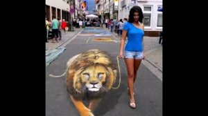 3D рисунки животных