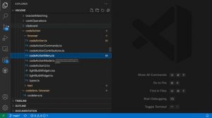 VS Code tips — Reveal a file in the explorer from the source control view