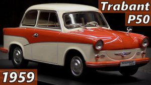 Trabant P50 1959 Модель машины Масштаб 1:24 hachette Мини-копия автомобиля