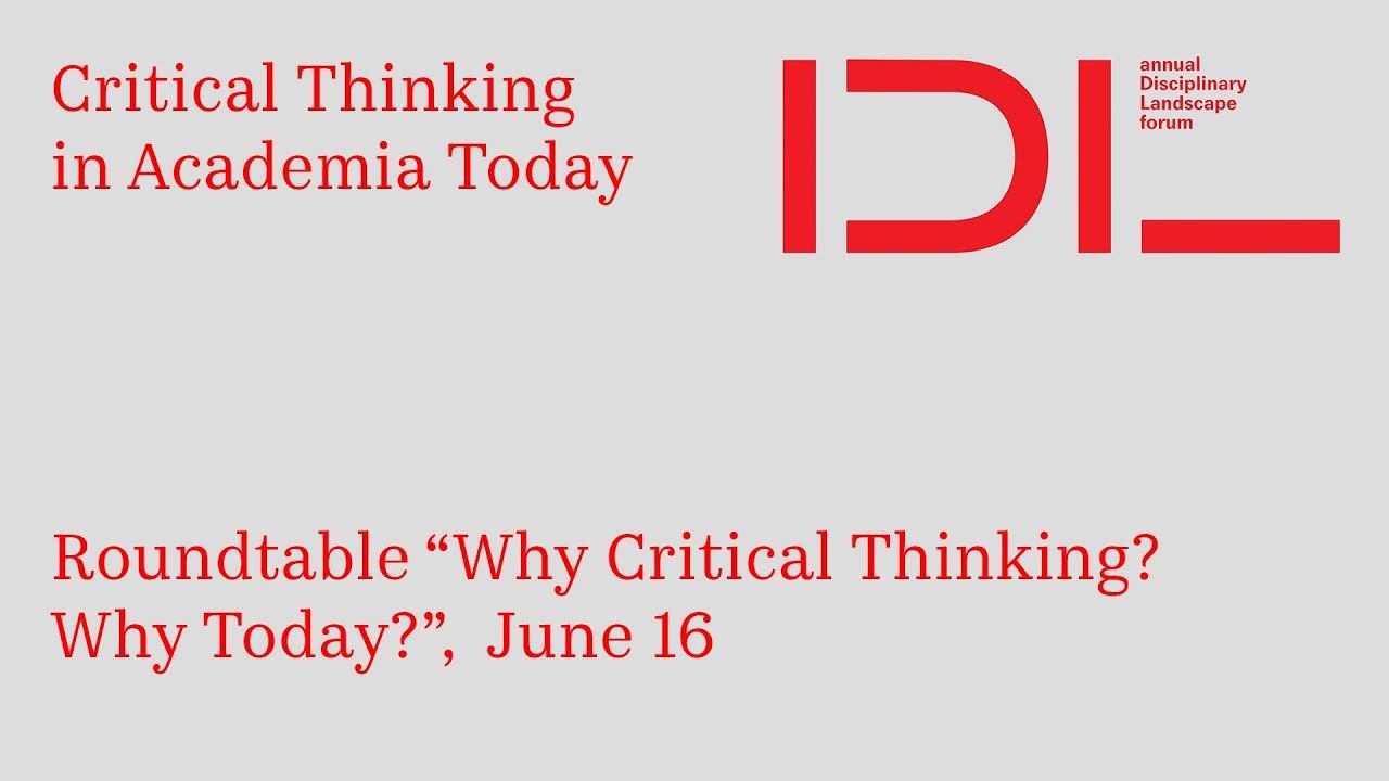 Roundtable "Why Critical Thinking? Why Today?", June 16, 2018 | School of Advanced Studies, UTMN