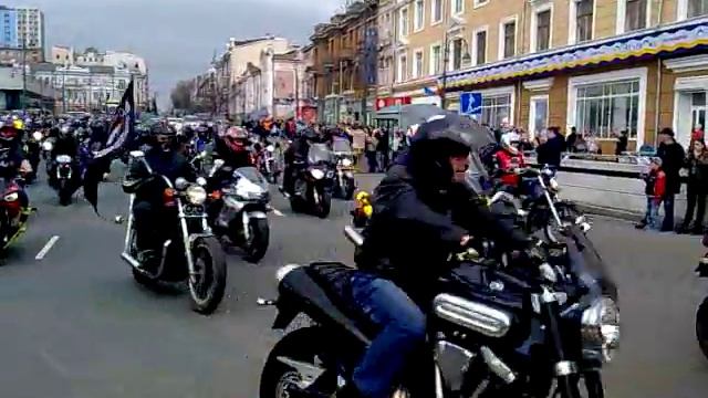 Открытие мото сезона во Владивостоке 6мая2012г .mp4 смотреть онлайн