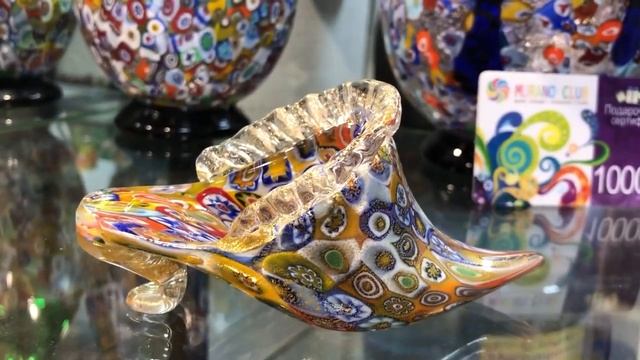Фигурка туфелька из муранского стекла. смотреть онлайн