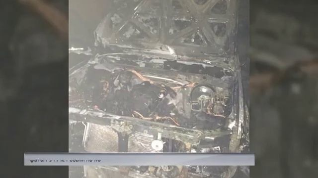 Ночью в Дзержинском районе Ярославля горел внедорожник смотреть онлайн