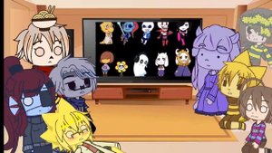 реакция Undertale на "лучшая вселенная"||Gacha Life||~обрезано~