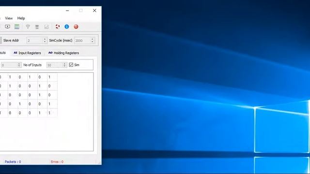 pyModSlave RTU смотреть онлайн