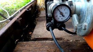 РЕГУЛИРОВКА РЕГУЛЯТОРА ДАВЛЕНИЯ СТАРОЙ СТАНЦИИ "ВИХРЬ". PRESSURE CONTROL IN THE PUMPING STATION
