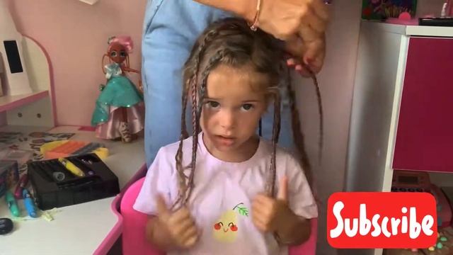 Gabby Boom делает прическу кудряшки и красит волосы в яркие цвета | Colorino Creative | Hair Chalk